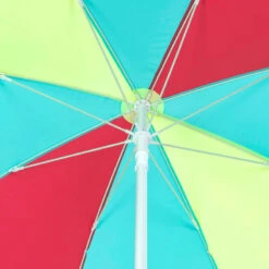 Decathlon PARASOL DE PLAGE PARUV 160 UPF 50+ 2 PLACES - Multi Couleur Rouge Jaune Bleu -Plongée Série Magasin parasol de plage paruv 160 upf 50 2 places multi couleur rouge jaune bleu 4