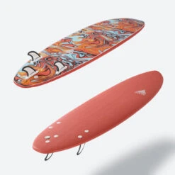 Planche De Surf Mousse 7' - 500 Orange 14 Planche De Surf Mousse 7' - 500 Orange -Plongée Série Magasin planche de surf mousse 7 500 orange 2
