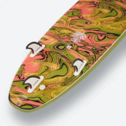 Planche De Surf Mousse 8'6" - 500 Kaki -Plongée Série Magasin planche de surf mousse 86 500 kaki 8