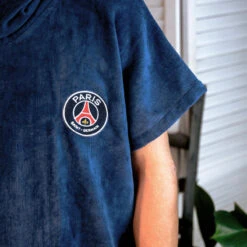 Poncho De Bain Adulte 100% Coton Football Paris - Logo -Plongée Série Magasin poncho de bain adulte 100 coton football paris logo 2