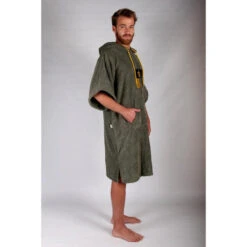 Poncho De Surf Vert | 100% Coton | Taille Unique | Unisexe | Avec Manches -Plongée Série Magasin poncho de surf vert 100 coton taille unique unisexe avec manches 2