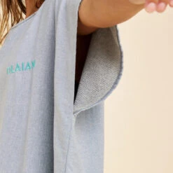 Poncho Surf Adulte - 100 Gris Chiné -Plongée Série Magasin poncho surf adulte 100 gris chine 4