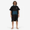 Poncho Surf Adulte - 500 Noir -Plongée Série Magasin poncho surf adulte 500 noir