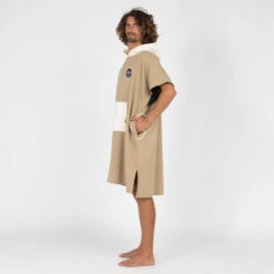 Poncho Surf Adulte - 500 Sable -Plongée Série Magasin poncho surf adulte 500 sable 4