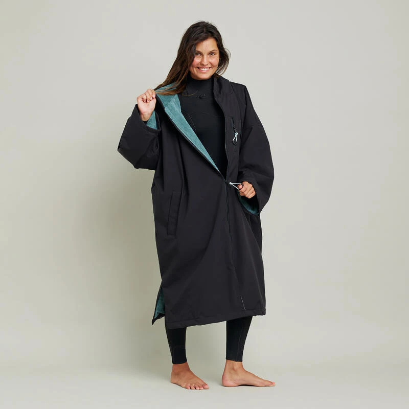 Poncho Surf Adulte - 950 Noir 4 Poncho Surf Adulte - 950 Noir – Image 2