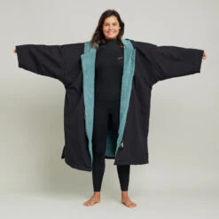 Poncho Surf Adulte - 950 Noir 14 Poncho Surf Adulte - 950 Noir -Plongée Série Magasin poncho surf adulte 950 noir 2