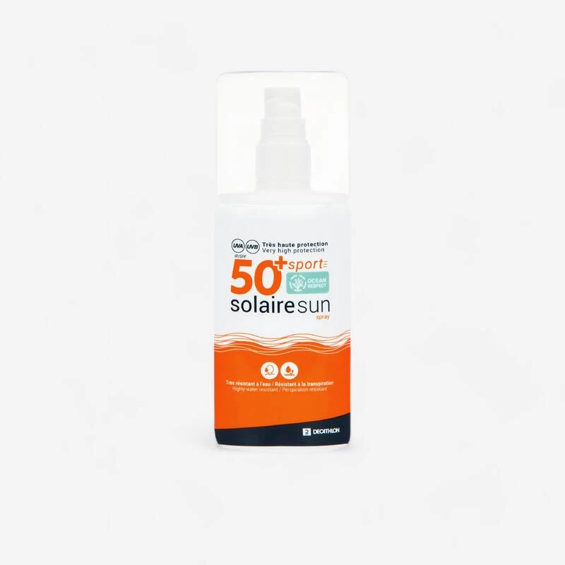 Decathlon Protection Solaire SPRAY SPORT IP50+ 150 ML 3 Decathlon Protection Solaire SPRAY SPORT IP50+ 150 ML