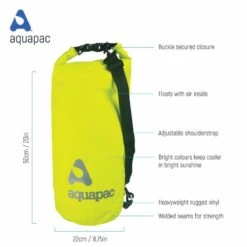 Aquapac Sac étanche 25L Heavyweight Avec Bandoulière Vert Acide -Plongée Série Magasin sac etanche 25l heavyweight avec bandouliere vert acide 2