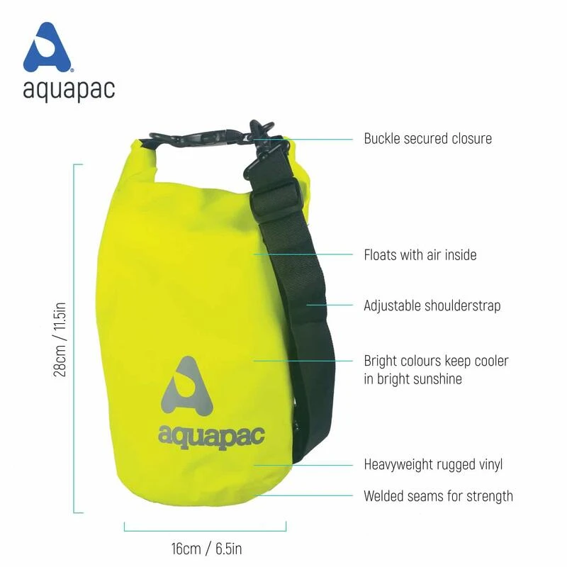 Aquapac Sac étanche 7L Heavyweight Avec Bandoulière Bleu 5 Aquapac Sac étanche 7L Heavyweight Avec Bandoulière Bleu – Image 3