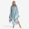 Serviette De Plage Poncho 190 X 190 Cm - Gris Bleu -Plongée Série Magasin serviette de plage poncho 190 x 190 cm gris bleu