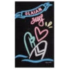 SERVIETTE L PRINT Neon 145x85 Cm -Plongée Série Magasin serviette l print neon 145x85 cm