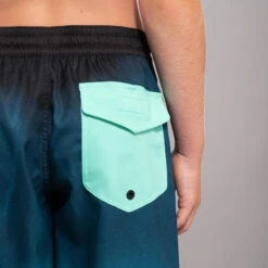 SHORT DE BAIN 500 BLEU NOIR -Plongée Série Magasin short de bain 500 bleu noir 3