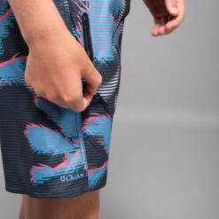 Short De Bain 550 Violet -Plongée Série Magasin short de bain 550 violet 5