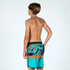Short De Bain Garçon - 500 Memphis Vert -Plongée Série Magasin short de bain garcon 500 memphis vert 1