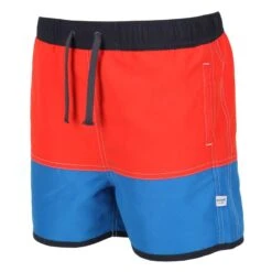 Regatta Short De Bain SERGIO Enfant (Rouge Vif / Bleu Vif) -Plongée Série Magasin short de bain sergio enfant rouge vif bleu vif 2