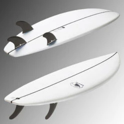 SHORTBOARD 900 5'5" 24 L . Livrée Avec 3 Ailerons FCS2 -Plongée Série Magasin shortboard 900 55 24 l livree avec 3 ailerons fcs2 4