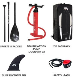 Aqua Marina Stand Up Paddle Gonflable – Beast 10'6" 15cm D'épaisseur Avec Pompe, Pagaie, -Plongée Série Magasin stand up paddle gonflable beast 106 15cm depaisseur avec pompe pagaie 4