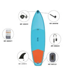 STAND UP PADDLE GONFLABLE DÉBUTANT 9 PIEDS BLEU ET ORANGE 16 STAND UP PADDLE GONFLABLE DÉBUTANT 9 PIEDS BLEU ET ORANGE -Plongée Série Magasin stand up paddle gonflable debutant 9 pieds bleu et orange 4