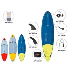 STAND UP PADDLE GONFLABLE LONGBOARD DE SURF 500 10' 140L BLEU -Plongée Série Magasin stand up paddle gonflable longboard de surf 500 10 140l bleu 4