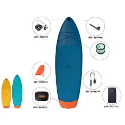 Stand Up Paddle Gonflable Taille S, Pour 1 Personne Jusqu'a 60 Kg. (8'/30"/5") -Plongée Série Magasin stand up paddle gonflable taille s pour 1 personne jusqua 60 kg 8305 4