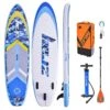 Zray SUP Gonflable Camo 10'8" Dropstitch 325x84x15 Cm (10'8x33"x6") - Option Kayak -Plongée Série Magasin sup gonflable camo 108 dropstitch 325x84x15 cm 108x33x6 option kayak