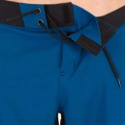 Surf Boardshort Long 500 Uni Blue -Plongée Série Magasin surf boardshort long 500 uni blue 4