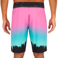 Surf Boardshort Long 900 Grungy Pink. -Plongée Série Magasin surf boardshort long 900 grungy pink 3