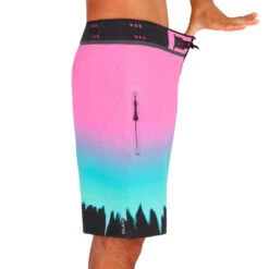 Surf Boardshort Long 900 Grungy Pink. -Plongée Série Magasin surf boardshort long 900 grungy pink 4