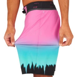 Surf Boardshort Long 900 Grungy Pink. -Plongée Série Magasin surf boardshort long 900 grungy pink 5