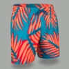 Surf Boardshort Standard 100 BIGPALM BLUE -Plongée Série Magasin surf boardshort standard 100 bigpalm blue