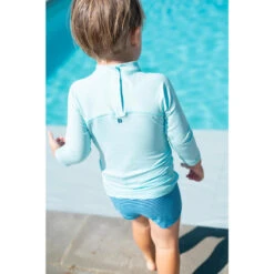 T-shirt Anti UV Bébé Manches Longues Bleu -Plongée Série Magasin t shirt anti uv bebe manches longues bleu 6