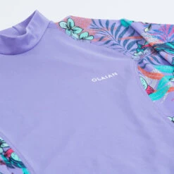Tee Shirt Anti Uv Manches Longues Fille - 500 Orchid Violet -Plongée Série Magasin tee shirt anti uv manches longues fille 500 orchid violet 3