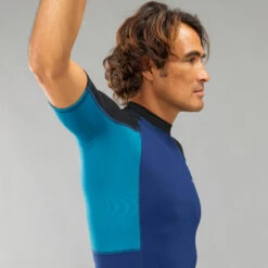 Tee Shirt Anti Uv Surf Top 500 Manches Courtes Homme Bleu 14 Tee Shirt Anti Uv Surf Top 500 Manches Courtes Homme Bleu -Plongée Série Magasin tee shirt anti uv surf top 500 manches courtes homme bleu 4