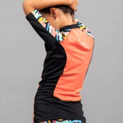 Top Solaire Fille Manche Courte Quartz Rose -Plongée Série Magasin top solaire fille manche courte quartz rose 4