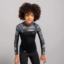 Top Solaire Garçon Manche Longue Noir -Plongée Série Magasin top solaire garcon manche longue noir 1