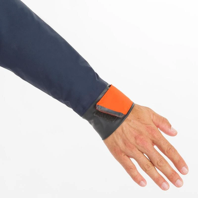 Tribord Vareuse Coupe-vent Voile Homme Dinghy 500 Bleu Foncé/orange 11 Tribord Vareuse Coupe-vent Voile Homme Dinghy 500 Bleu Foncé/orange – Image 9