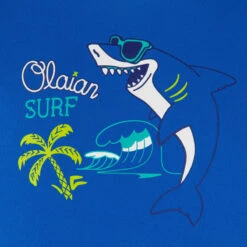 Water Tee Shirt Anti UV Surf Manches Longues Enfant Bleu Imprimé -Plongée Série Magasin water tee shirt anti uv surf manches longues enfant bleu imprime 2